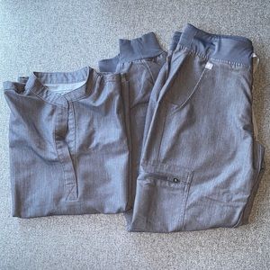 Graphite figs scrubs